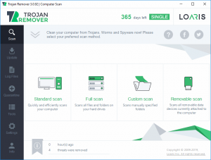 Loaris Trojan Remover - Fanen Scan