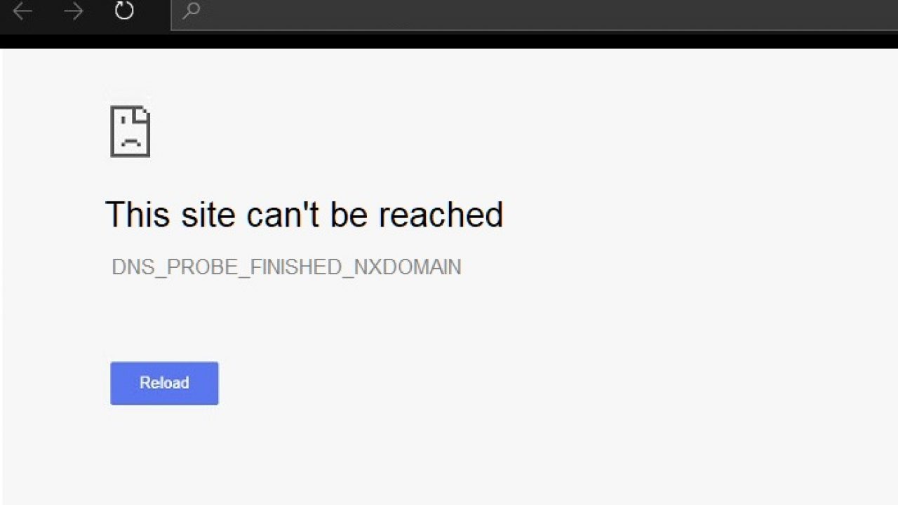 Dns probe finished nxdomain что это