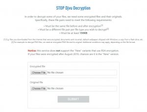 Emsisoft STOP Ransomware Decryption Service