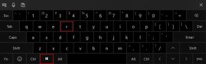 Teclado de Windows R