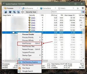 System Explorer End Process