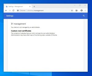 chrome://management
