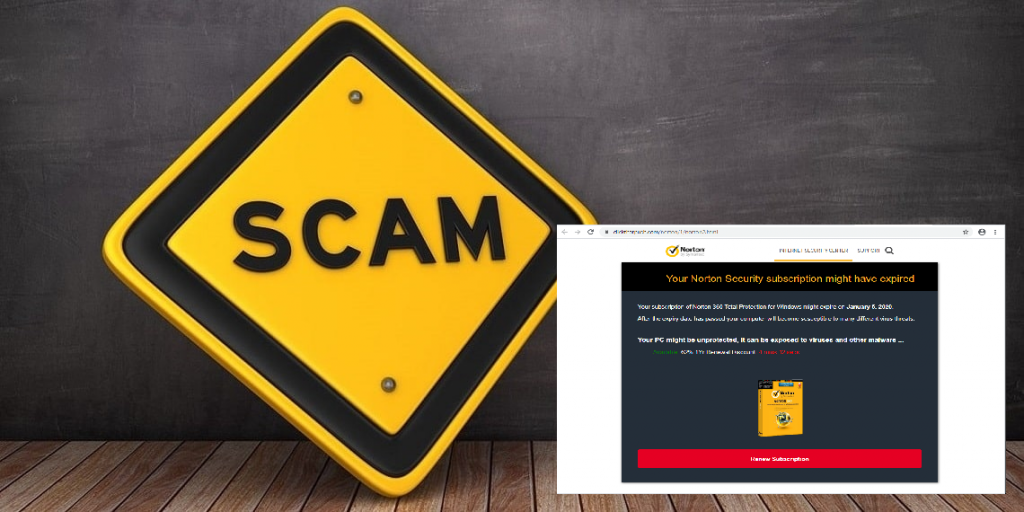 norton 360 total protection email scam
