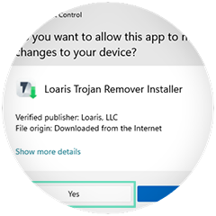 Loaris Trojan Remover Steg 2